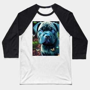 Glowy Cane Corso Puppy Baseball T-Shirt